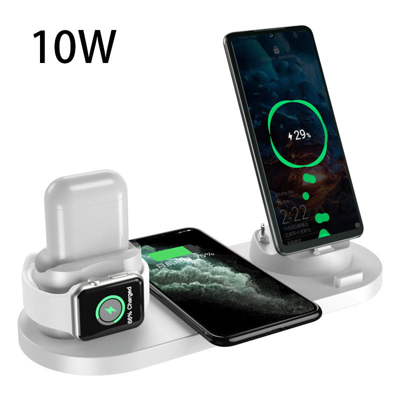 Wireless Charger For IPhone Fast Charger 6 In 1 Charging Dock Station